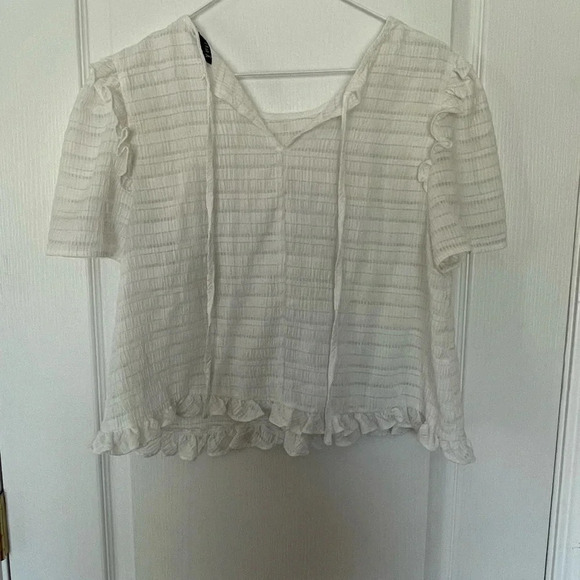 Womens Very J Cropped Top Sz. L - Picture 3 of 3